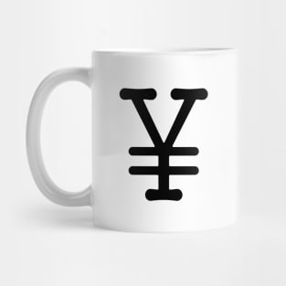 "¥" Yen/Yuan Sign Currency Symbol JPY CNY Renminbi RMB Money Mug